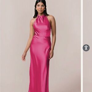 Revelry Veronica Satin Dress